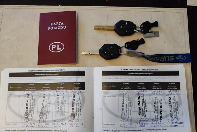 Subaru Outback cena 27500 przebieg: 353771, rok produkcji 2012 z Staszów małe 106